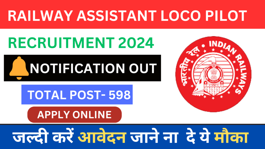 Railway Assistant Loco Pilot Recruitment 2024