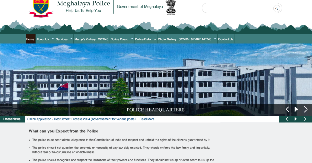 Meghalaya Police Recruitment 2024