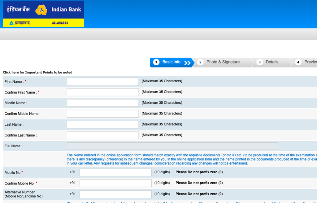 Indian Bank Apprentice Recruitment 